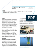 Design and Development of Capacitance Type Level Sensor For Automotive Vehicle Application