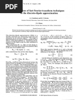 Application of Fast-Fourier-Transform Techniques To The Discrete-Dipole Approximation