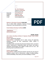 Curriculum Vitae: Page 1 of 4