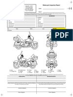 Motorcycle Inspection Report