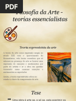 Teorias Essencialistas - Filosofia Da Arte_11K _Inês Ferreira, Bourgiba