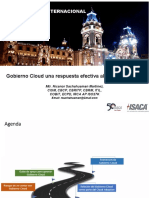 Gobierno de Cloud, Una Respuesta Efectiva Al Cloud Adoption - Nicanor Sachahuaman PDF