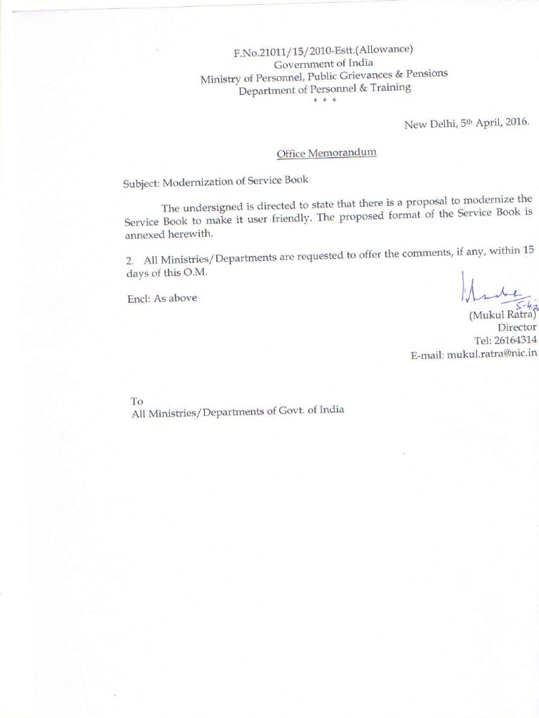 Service Book Format PDF | PDF