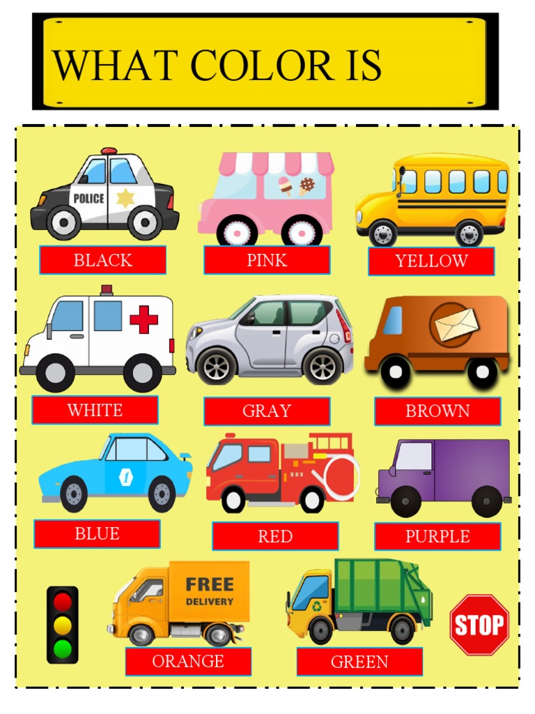 Color Identification Chart | PDF