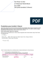 Materi Ke 10 Perpindahan Konduksi 2 Dimensi PDF