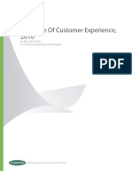 State of Customer Experience 2010
