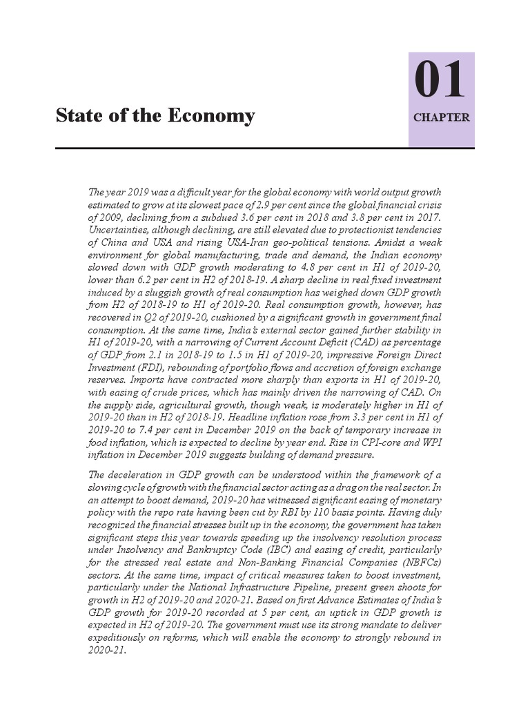 Echap01 Vol2 PDF | PDF | Gross Domestic Product | Economic Growth