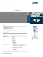 Dräger Evita Infinity® V500 Elite: Advanced and Comprehensive Ventilation Therapy