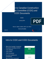 Introduction To Canadian Construction Documents Committee (CCDC) and CCDC Documents