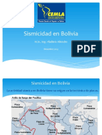 Sismicidad en Bolivia