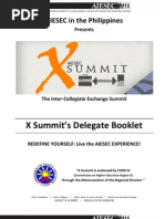 AIESEC X Summit Delegate Handbook