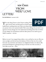 Excerpts From Philosophers' Love Letters - The New Yorker