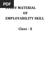 Employability Skills Notes (Class X)