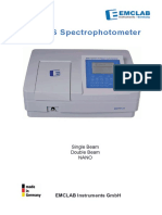 Uv / Vis Spectrophotometer: Emclab Instruments GMBH