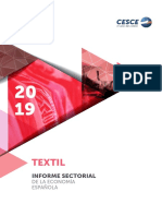 Informe Sectorial CESCE 2019 Textil