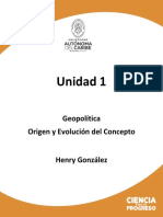 Geopolitica Concepto y Origenes-Unidad I PDF