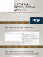 Formatos para Patentes y Nuevas Creaciones