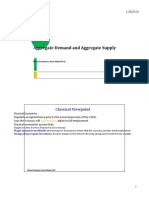 Aggregate Demand and Aggregate Supply: U N It