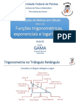 Aulas Funcoes Trigonometricas Exponenciais e Logaritmicas 2018 1