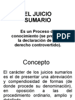 El Juicio Sumario