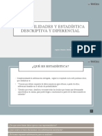 Probabilidades Y Estadística Descriptiva Y Diferencial