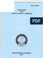 IRC-119-2015 - Guidelines For Traffic Safety Barriers PDF