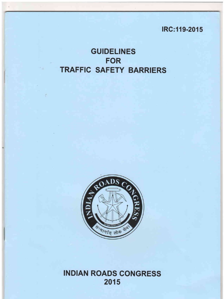 Guidelines for Traffic Safety Barriers | PDF | Road | Land Transport