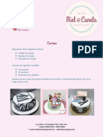 Miel y Canela - Catálogo