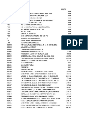 Listaaaaaa 29, PDF, Mecanizado