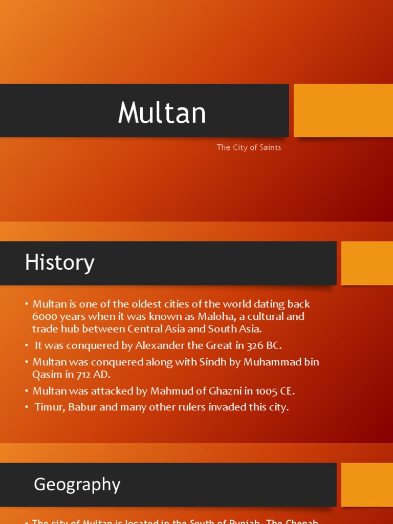 Multan intelligence overview