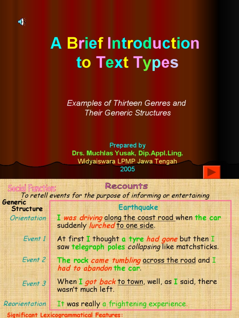 Text Types | PDF