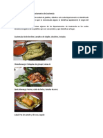 Comidas Típicas de Los Departamentos de Guatemala