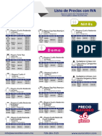 Lista de Precios - 2020 - Con IVA PDF