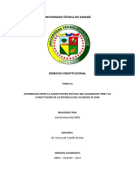 Tarea #1 - Derecho Constitucional