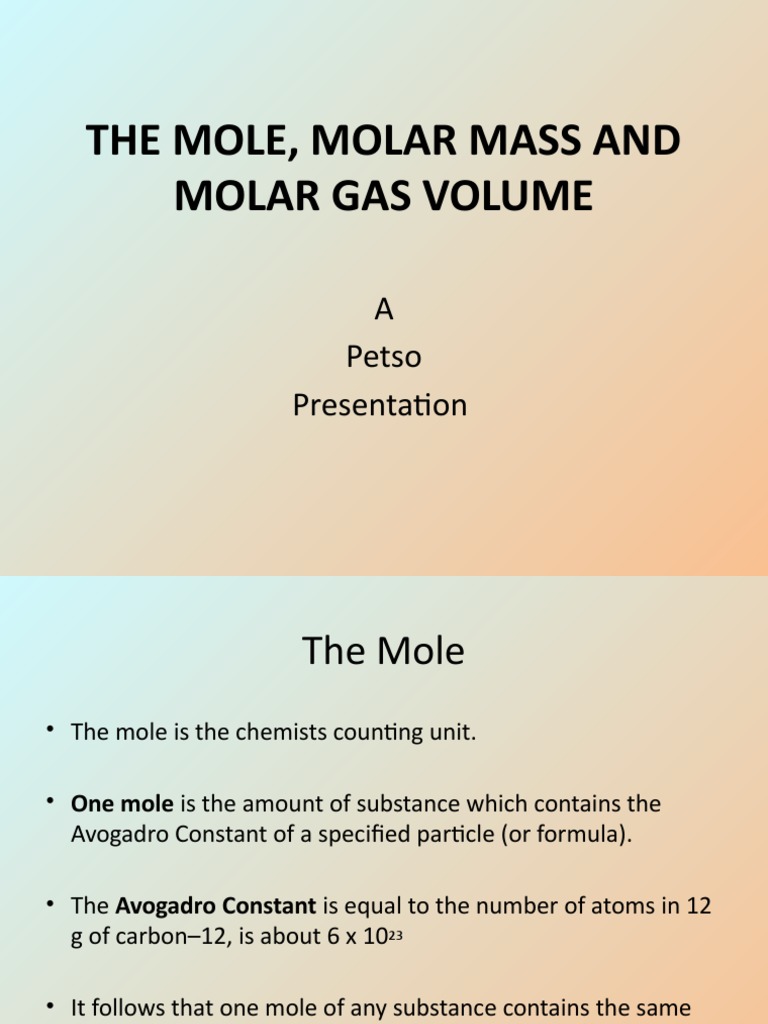 Molar Mass and Empirical Formulas | PDF | Mole (Unit) | Molecules