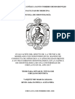 Universidad Católica Santo Toribio Demogrovejo Facultad de Medicina Escuela de Odontología