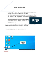 How To Update Windows 10