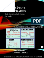 Propiedades Matematica