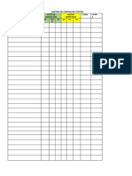 Matriz de Centro de Costos