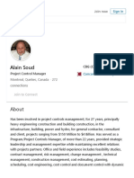 Alain Soud - Project Control Manager - CBG (Client) - LinkedIn PDF