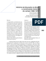 História da Educação no Brasil a constituição histórica do campo.pdf