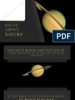 5 Mind Blow Facts About Saturn