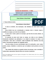 Atividades de Geografia 3ordm Ano PDF