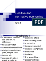 Godina-Positive and Normative Economics