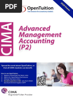 CIMA P2 2020 Notes PDF