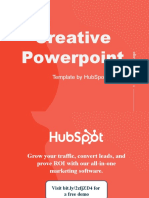 Creative Powerpoint: Template by Hubspot