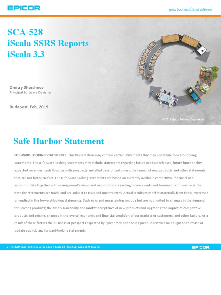 SCA-528 - Iscala SSRS Reports | PDF | Risk | Market (Economics)