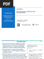 5 - Encapsulation, Abstraction, Polymorphism