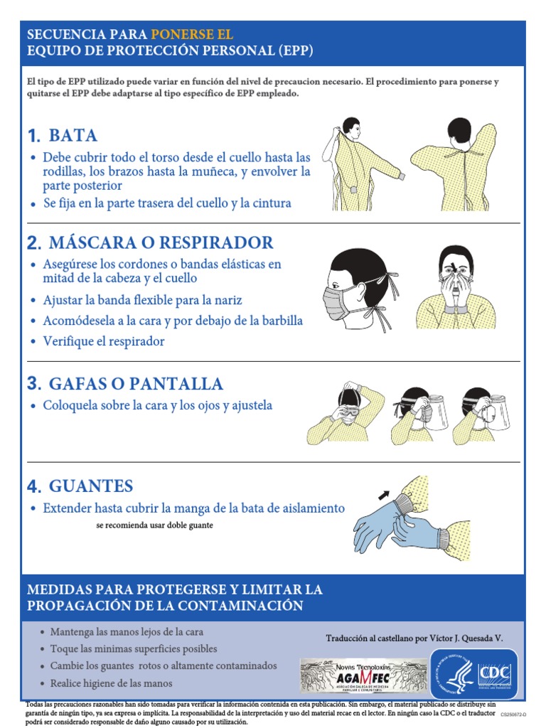Secuencia de colocacion y retiro de epp descargar gratis pdf lavado