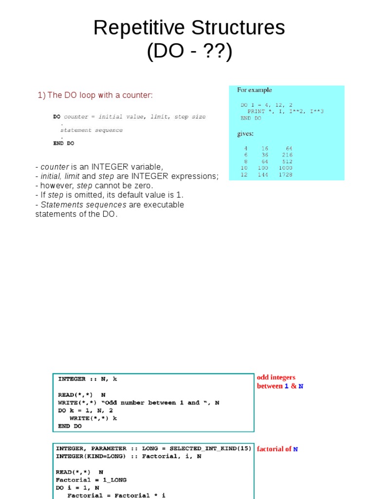 Understanding DO Loops in Programming | PDF